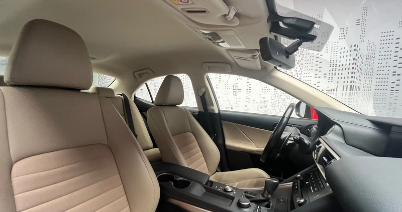 Lexus IS cena 109900 przebieg: 82170, rok produkcji 2016 z Zalewo małe 172